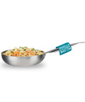 Padella Svasata Alta in Alluminio con Manico Inox – Vari Formati
