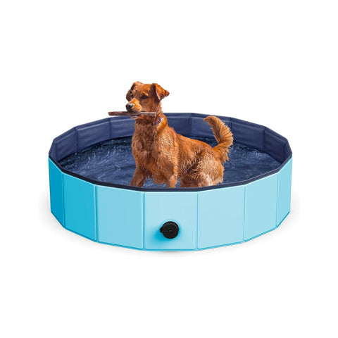 Dierenzwembad van pvc met antislipbodem, veilig en comfortabel