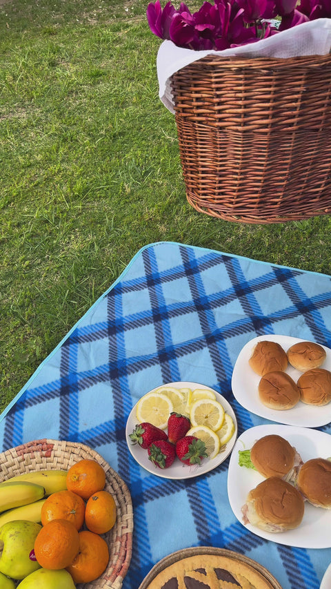 Cestino Portalegna o Picnic 35x50 cm in Vimini con Manici e Grande Capacità Ean-8023755045432