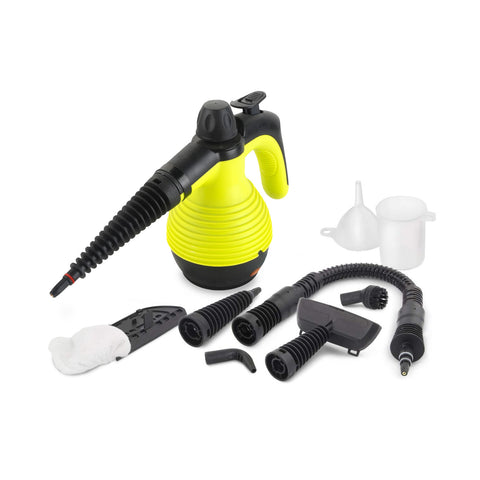 Draagbare stoomreiniger 1050W met snelle opwarming en accessoires inbegrepen