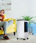 Wintem Rinfrescatore Portatile Brina 80W 3 in 1 con Umidificazione, Filtraggio, Timer 7h, Telecomando e Serbatoio 4L Ean-8052286430998