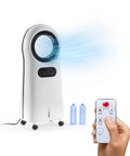 Wintem Ventilatore Raffrescatore Hurricane 110W Funzione Anionica, Timer 8h, Flusso 360° con Serbatoio 3,5L, LED Display e Telecomando  Ean-8052286431735