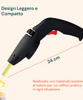 Saldatore Professionale 1,1kw a Gas con Cartuccia a Filetto 7/16
