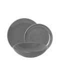 Avilia Servizio 18 Piatti Twist in Porcellana Resistenti con Design Moderno Elegante Raffinato Grigio Ean-8056897155264