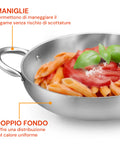 Casseruola Svasata Alta Alluminio Satinato Riciclato – Ø 24/28/32 cm