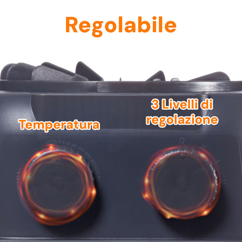 Wintem Termoventilatore Rapido Nives Compatto da Tavolo 3 Intensità e Protezione Surriscaldamento Ean-8052286431308