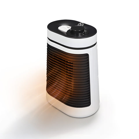 Stufa Elettrica Termoventilatore 1500W con Termostato e 2 Livelli di Potenza