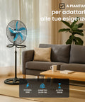 Ventilatore 3 in 1 50W in versione a piantana