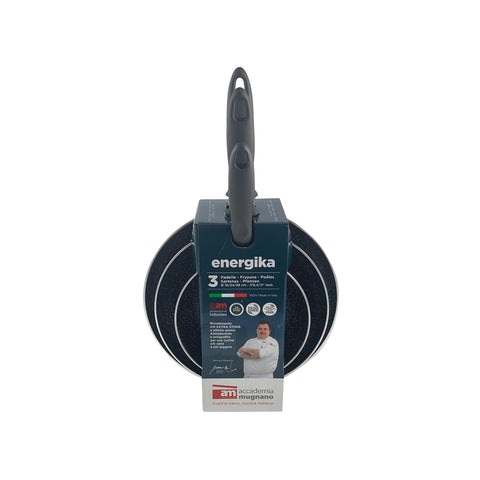 Set van 3 inductiepannen 18-24-28 cm
