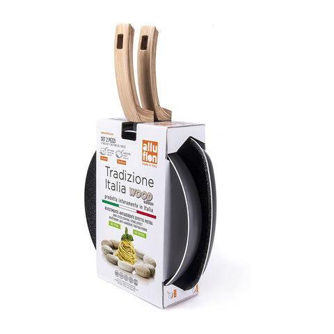 Set grillplaat en koekenpan Saltapasta 28 cm Tradizione Italia
