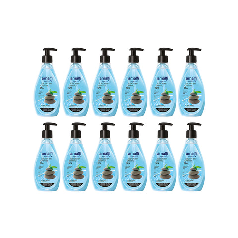 Set van 12 dispensers met vloeibare zeep van 500 ml