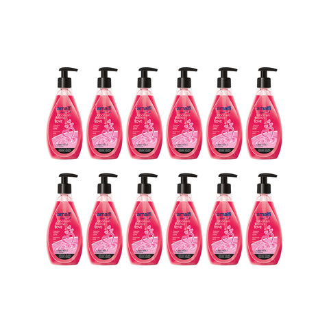 Set van 12 dispensers met vloeibare zeep van 500 ml