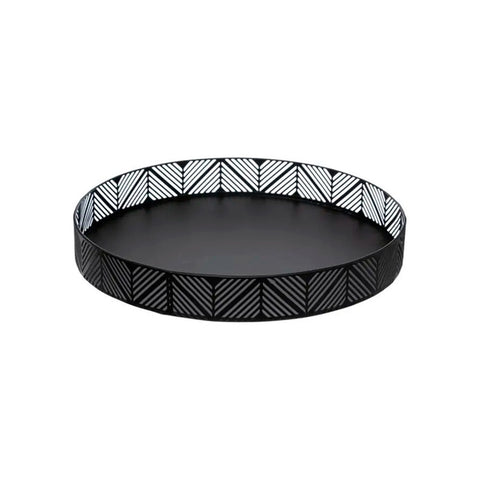 Cestino Svuotatasche Rotondo In Metallo 30cm