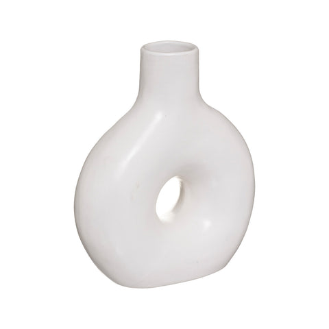 Keramische vaas Circle 17x21 cm