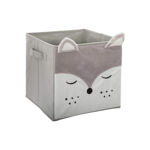 Opvouwbare fluwelen opbergbox Vos 29cm