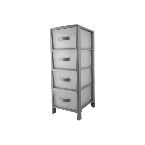 Ladekast Futura Slim met 4 laden taupe