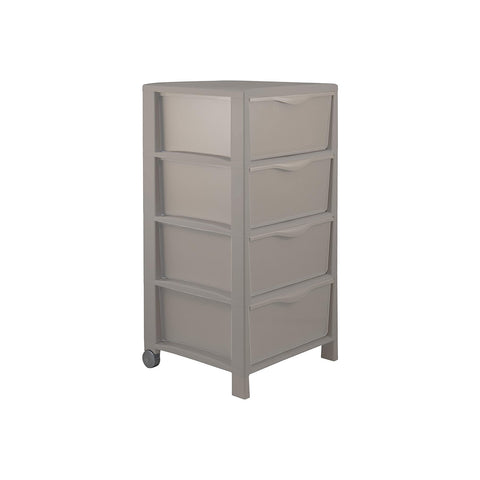 Ladekast Spring met 4 laden taupe
