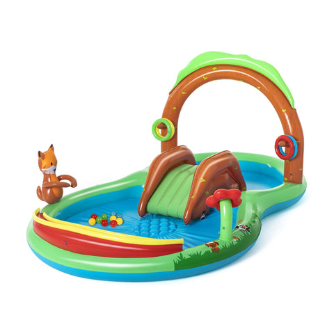 Piscina Con Scivolo E Spruzzino 295x130cm