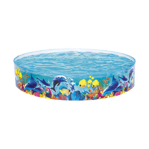Piscina Rigida Con Fantasia Marina 152x25cm