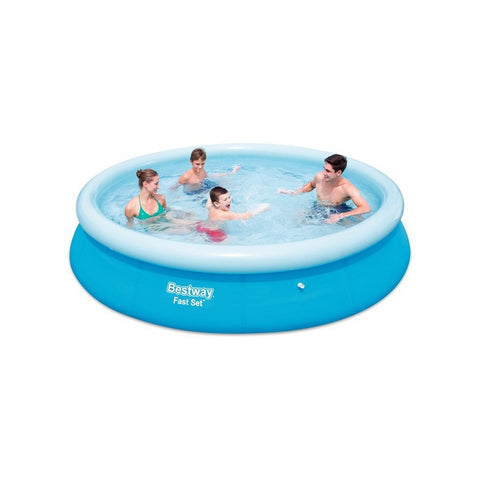 Opblaasbaar bovengronds tuinzwembad 366x76cm met reparatiepatch