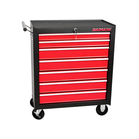 Carrello Da Officina Con 7 Cassetti E Ruote
