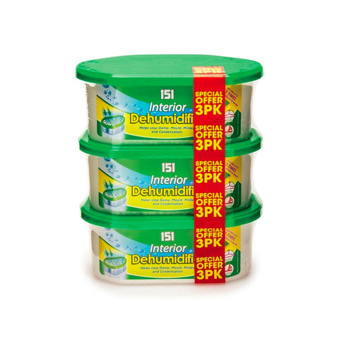 Set van 3 luchtontvochtigers van 250 ml