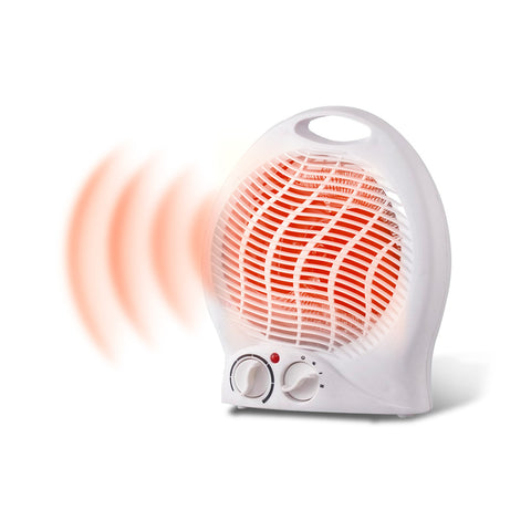 Witte badkamer-heteluchtblazer 1000/2000 W