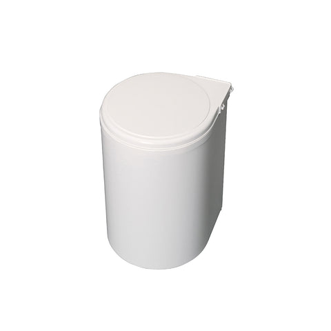 Afvalbak voor deurmontage met automatisch deksel, 13 l, wit