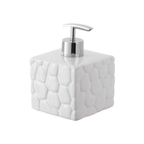 Zeepdispenser met steeneffect