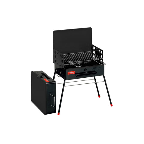 Houtskoolbarbecue in koffer