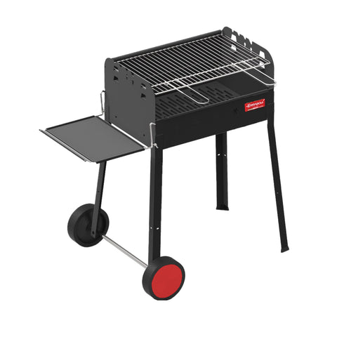 Houtskoolbarbecue Iseo met wielen