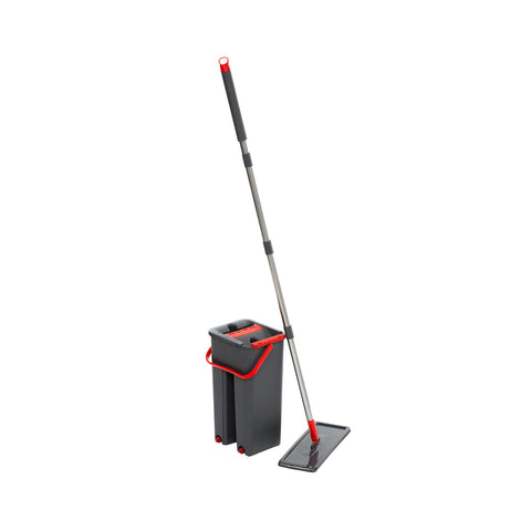 Fast Mop-set met emmer, dweil en 2 dweilen, 4 l
