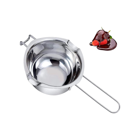 Roestvrijstalen au-bain-mariepan, ideaal voor was en chocolade, 14 cm