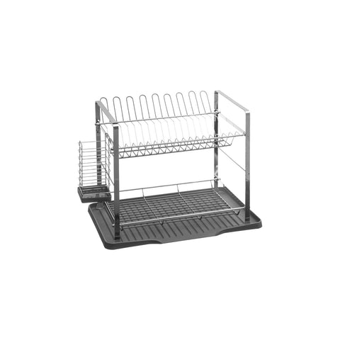 Metalen afdruiprek met 2 niveaus 50x34x30,5cm