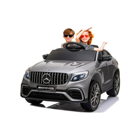 Elektrische Mercedes AMG GLC 63S, grijs, 12 V 7 Ah, 115x70x55 cm