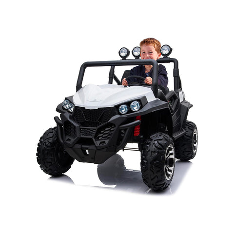 Macchina Elettrica Raptor Fuoristrada Bianco 12v 4,5ah 109x68x76cm