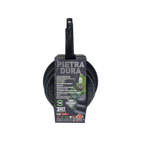 Padelle Induzione 3 Pezzi – Set Antiaderente Senza PFOA 20/24/28 cm