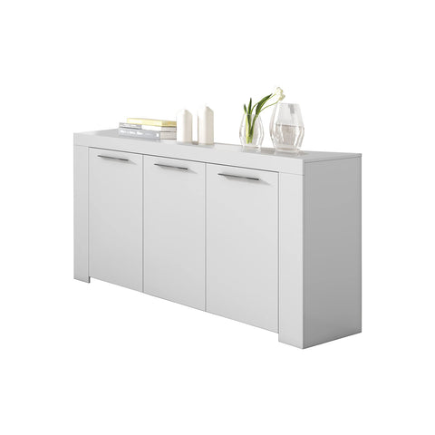 Mobile Buffet A 3 Ante Bianco 144x42x80cm