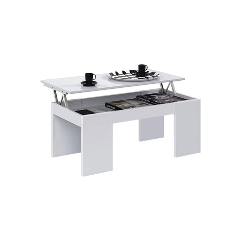 Salontafel met opklapbaar blad 100x50x43cm