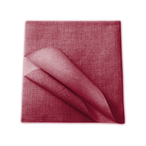 Set 100 Tovaglie Tnt Monosuo Bordeaux 100x100cm