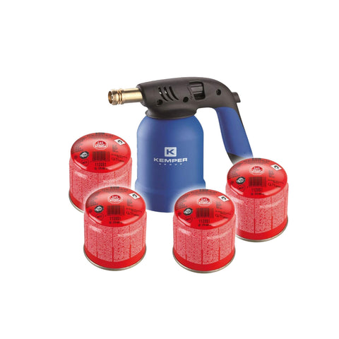 Gas-soldeerboutset met 4 patronen