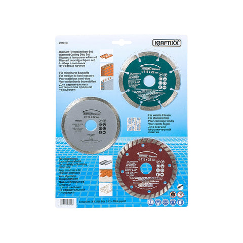 immagine-1-kraftixx-set-3-dischi-troncatori-diamantati-110115mm-ean-4009317970903