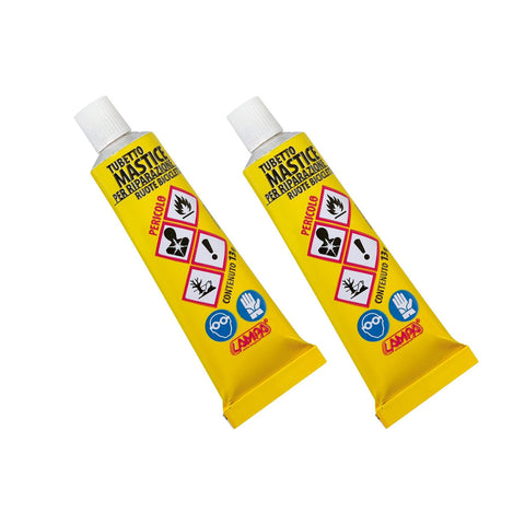 Set van 2 tubes bandenplak 13 g