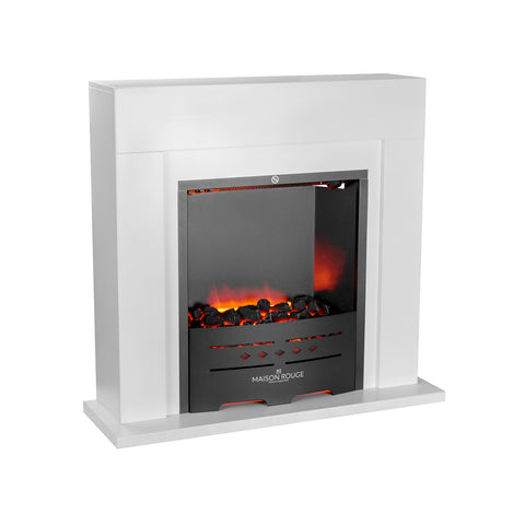 Elektrische haard met houten omlijsting 750/1500 W - 25D x 77B x 72,5H cm