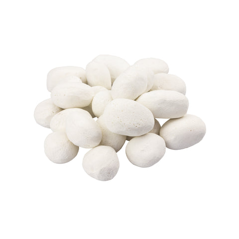 Set van 24 Calypso-kiezels wit