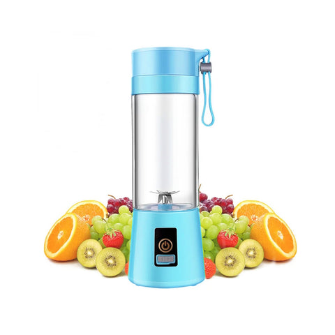 Draagbare sapcentrifuge met usb, blauw