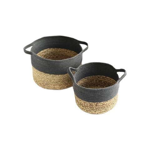 immagine-1-oem-set-2-cestini-portaoggetti-in-erba-marina-1820cm-ean-4029811474660