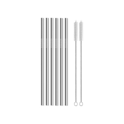 immagine-1-oem-set-8-cannucce-per-bibite-in-metallo-con-spazzolino-per-lavaggio-23cm-ean-4029811438006