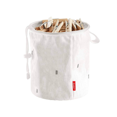 Borsa Porta Mollette Con Laccio E Gancio In Velcro 18x15cm