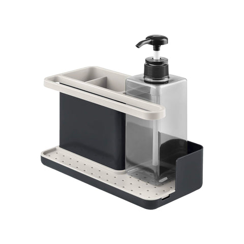 immagine-1-rayen-organizer-per-lavello-con-gocciolatoio-e-dispenser-sapone-22x23x11cm-ean-8412955021184